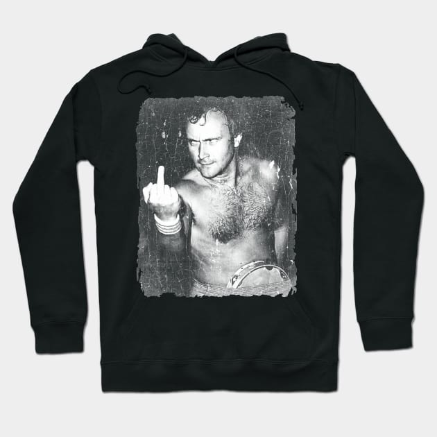 Phil Collins Hoodie by WHITE ANGEL STUDIO